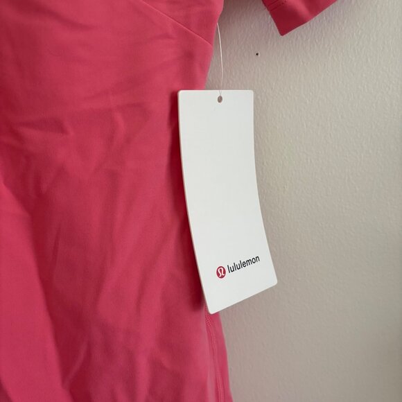 Lululemon Athletic Align Short Sleeve Dress Sakura Pink NWT Women’s Sz 4 - Picture 8 of 8